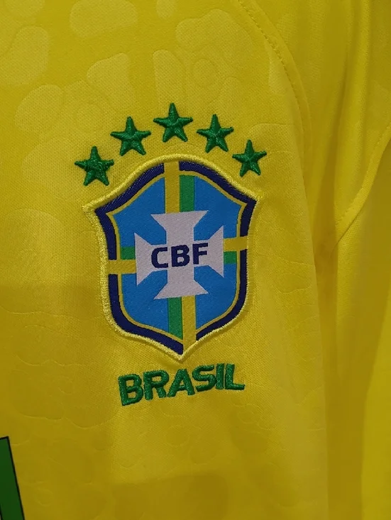 Nike Authentic Brazil National Team 2022 Soccer Jersey - Num. 10 Neymar Jr. - Picture 10 of 11